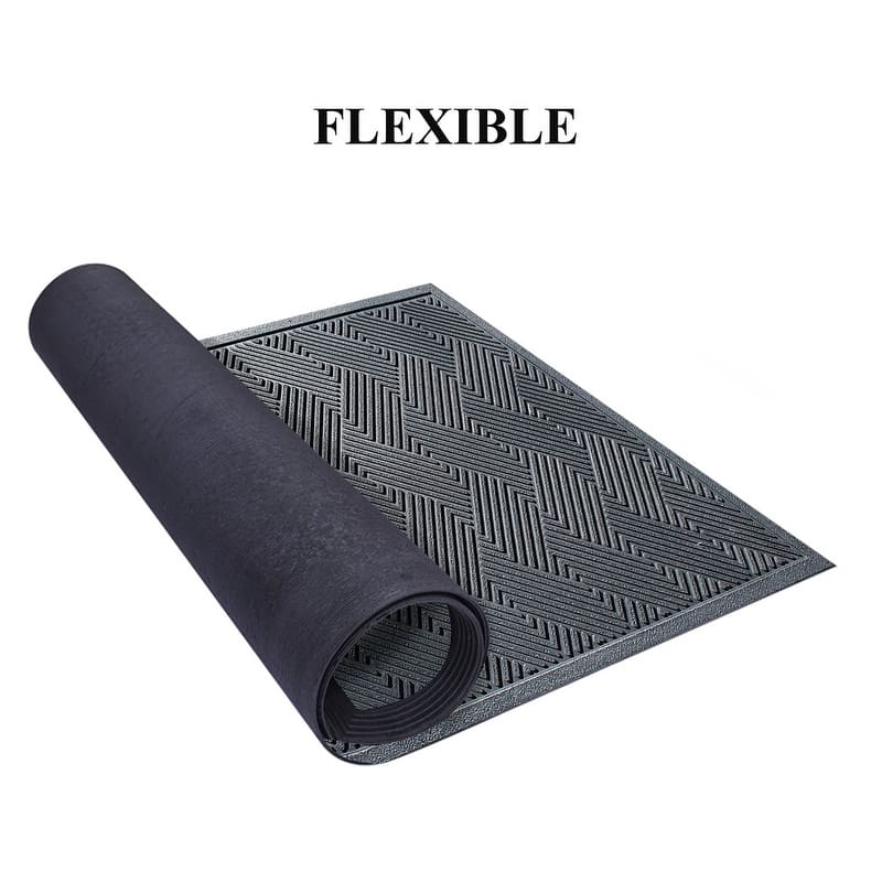 A1HC 3/4" Thick Non-Slip Premium Anti Fatigue Ergonomic Comfort Floor, Black