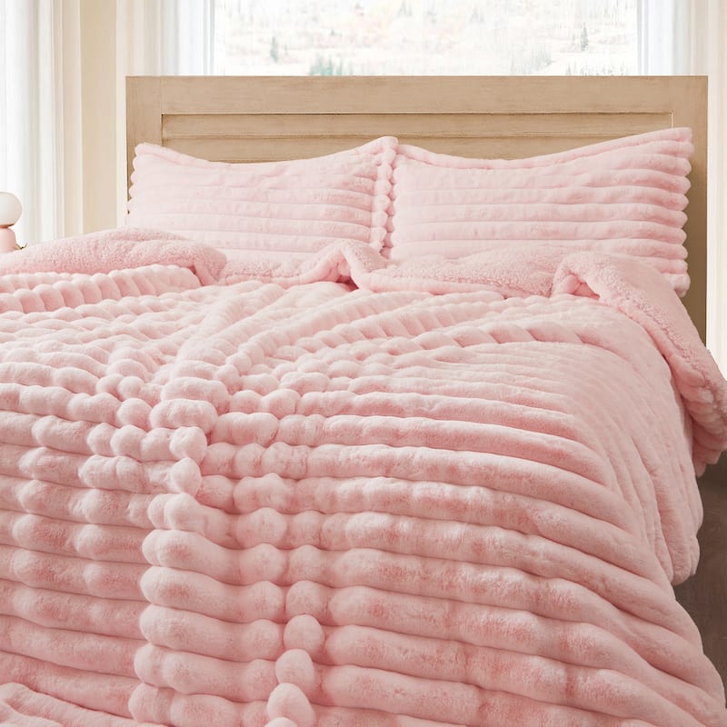 Roll Cakes Chunky Bunny - Coma Inducer® Oversized Comforter Set - Heavenly Pink