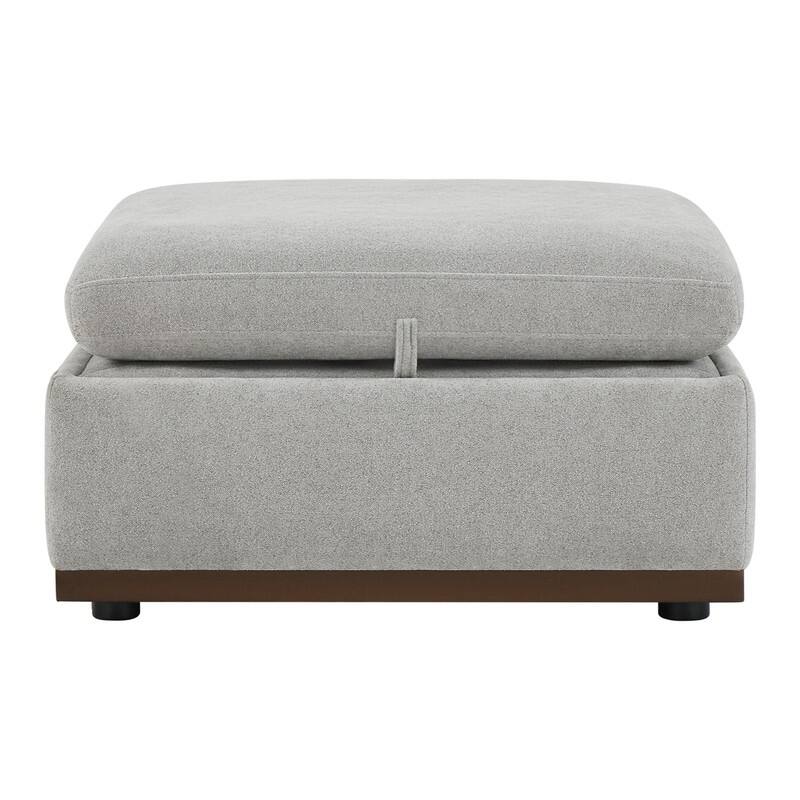 Donna Oversized Modular Sectional Fabric Sofa with Upgraded Wood Base