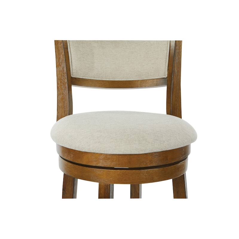The Gray Barn McNiven 30-inch Swivel Stool with Solid Back