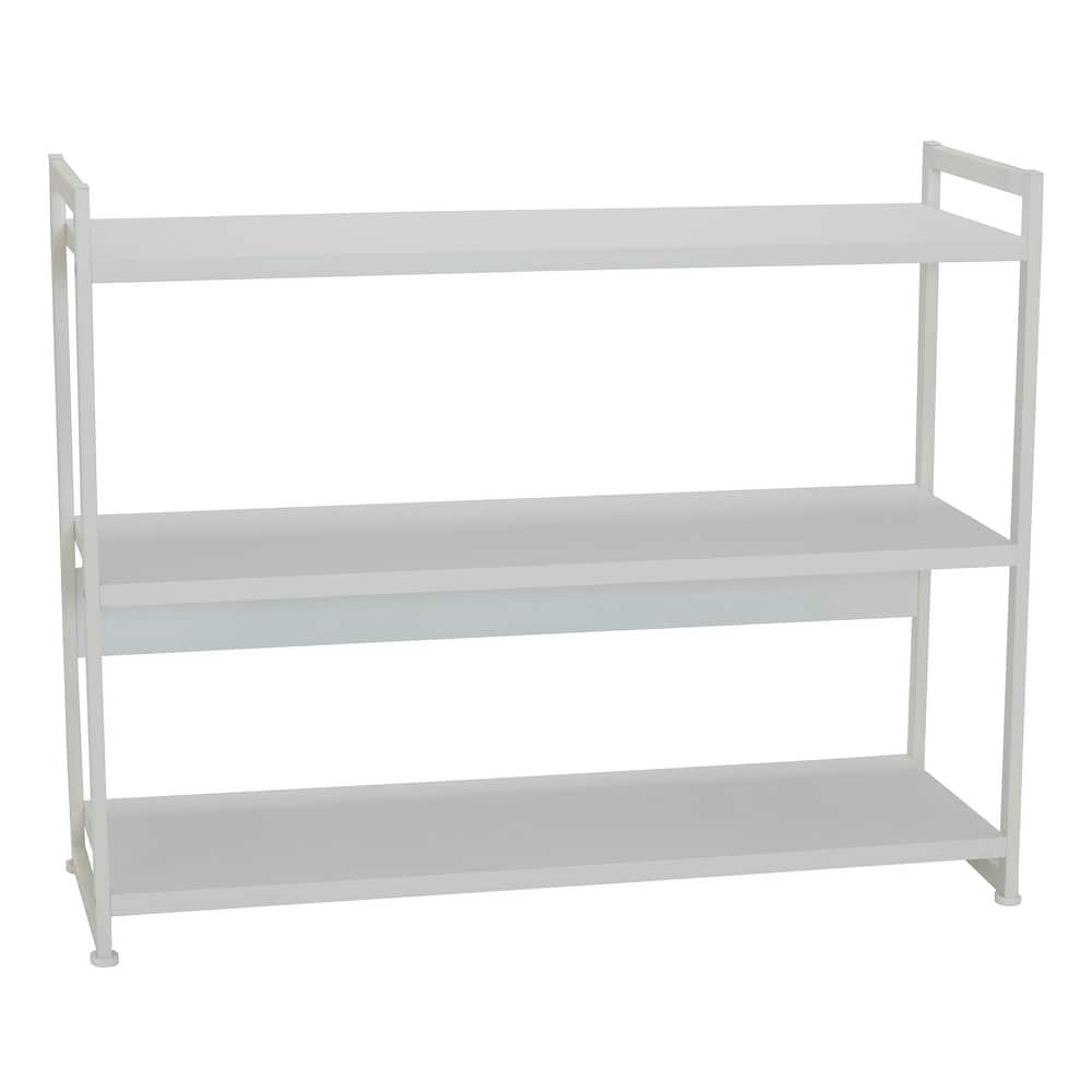 Household Essentials 3 Shelf Open Storage Bookshelf - 13.8"L x 40.5"W x 32.5"H