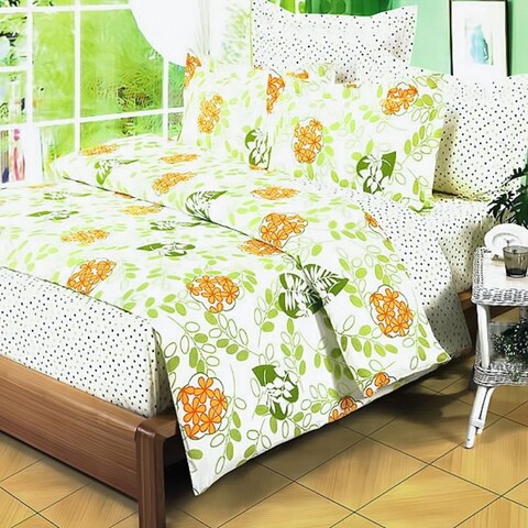 Summer Leaf Luxury 5PC /7PC Bed In A Bag Combo 300GSM