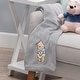 preview thumbnail 5 of 4, Lambs & Ivy Disney Baby Winnie the Pooh Hugs Gray Soft Fleece Baby Blanket