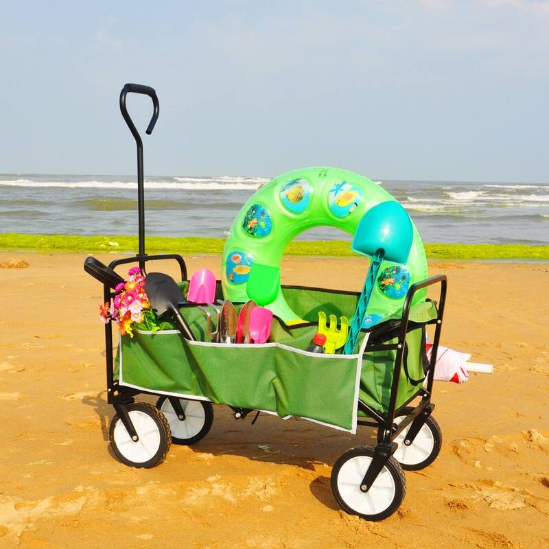 Folding Wagon Garden Shopping Beach Cart