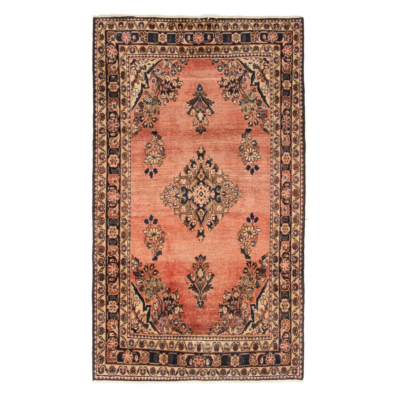 ECARPETGALLERY Hand-knotted Andelz Copper Wool Rug - 4'1 x 7'3