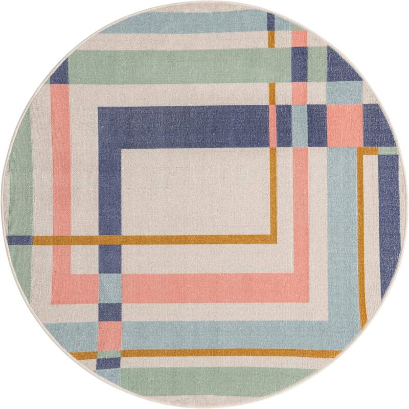 Contemporary Heloise Collection Area Rug