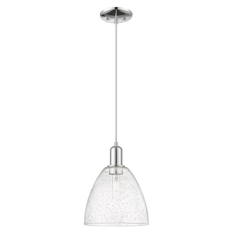 Innovations Lighting Endless Possibilities Arcadia - Bristol - 1 Light 9" Cord Hung Mini Pendant - Polished Chrome/Seedy
