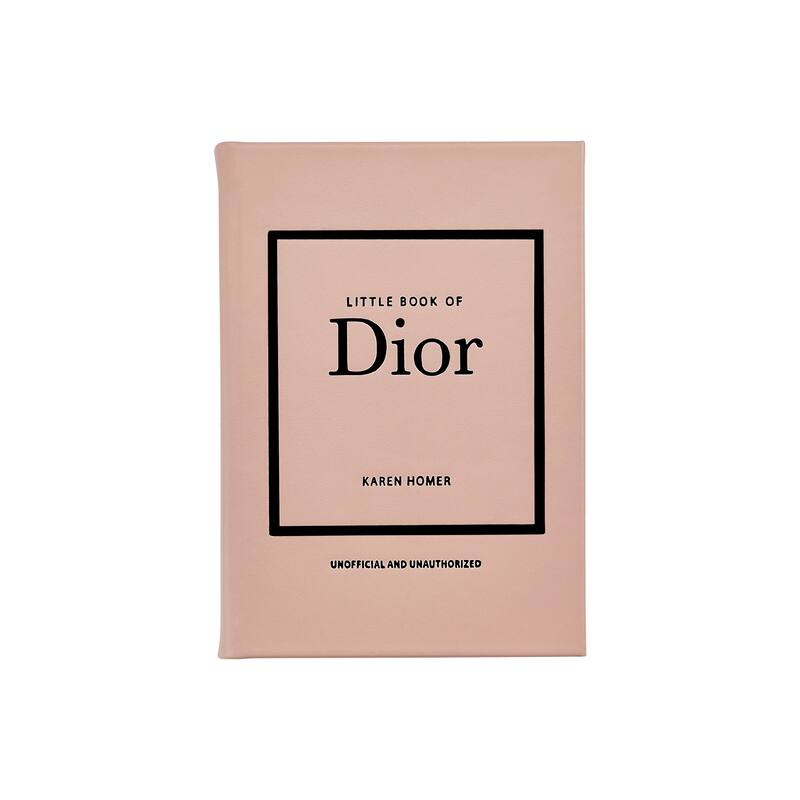 Graphic Image Little Book of Dior Coffee Table Book, Leather, Nude