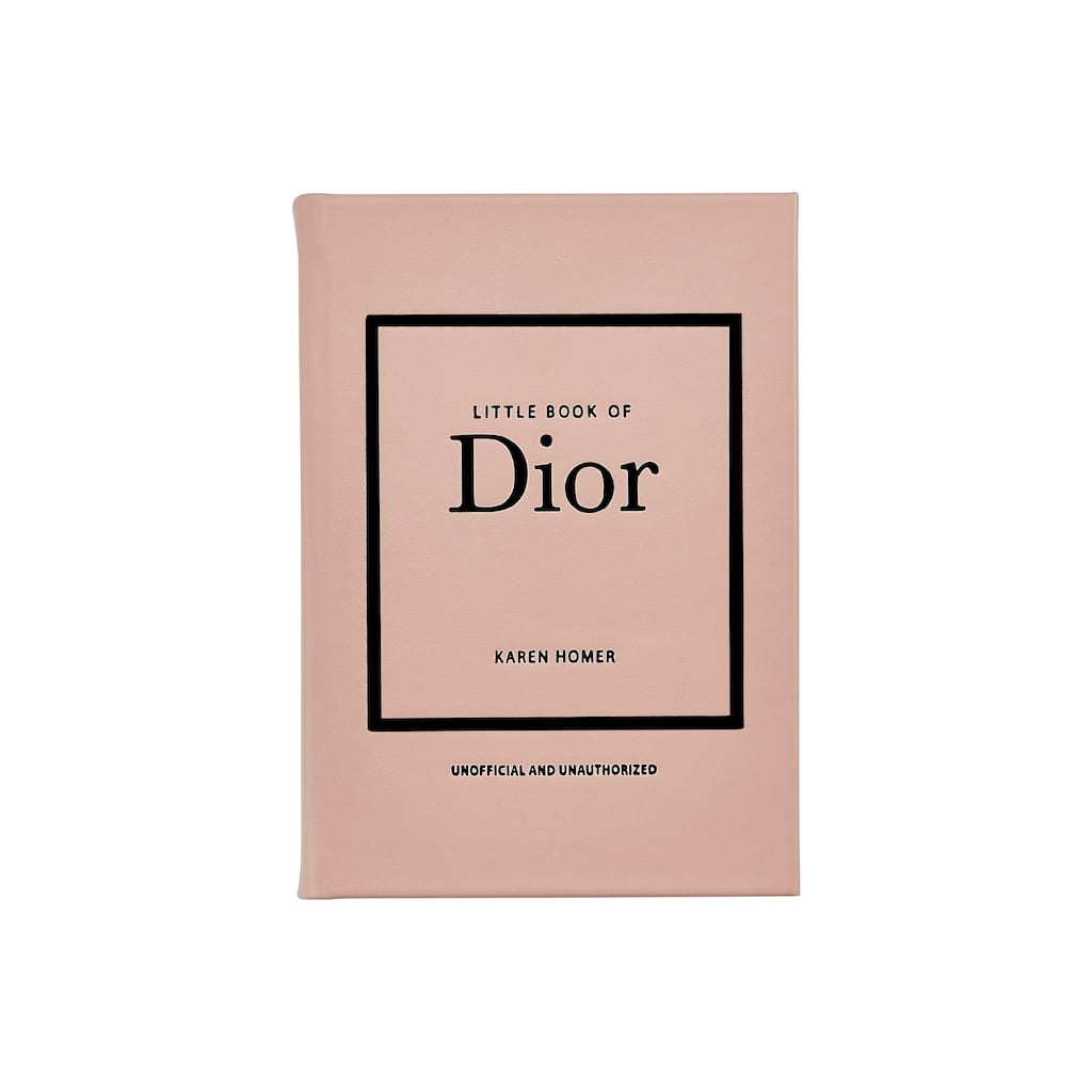 Graphic Image Little Book of Dior Coffee Table Book, Leather, Nude