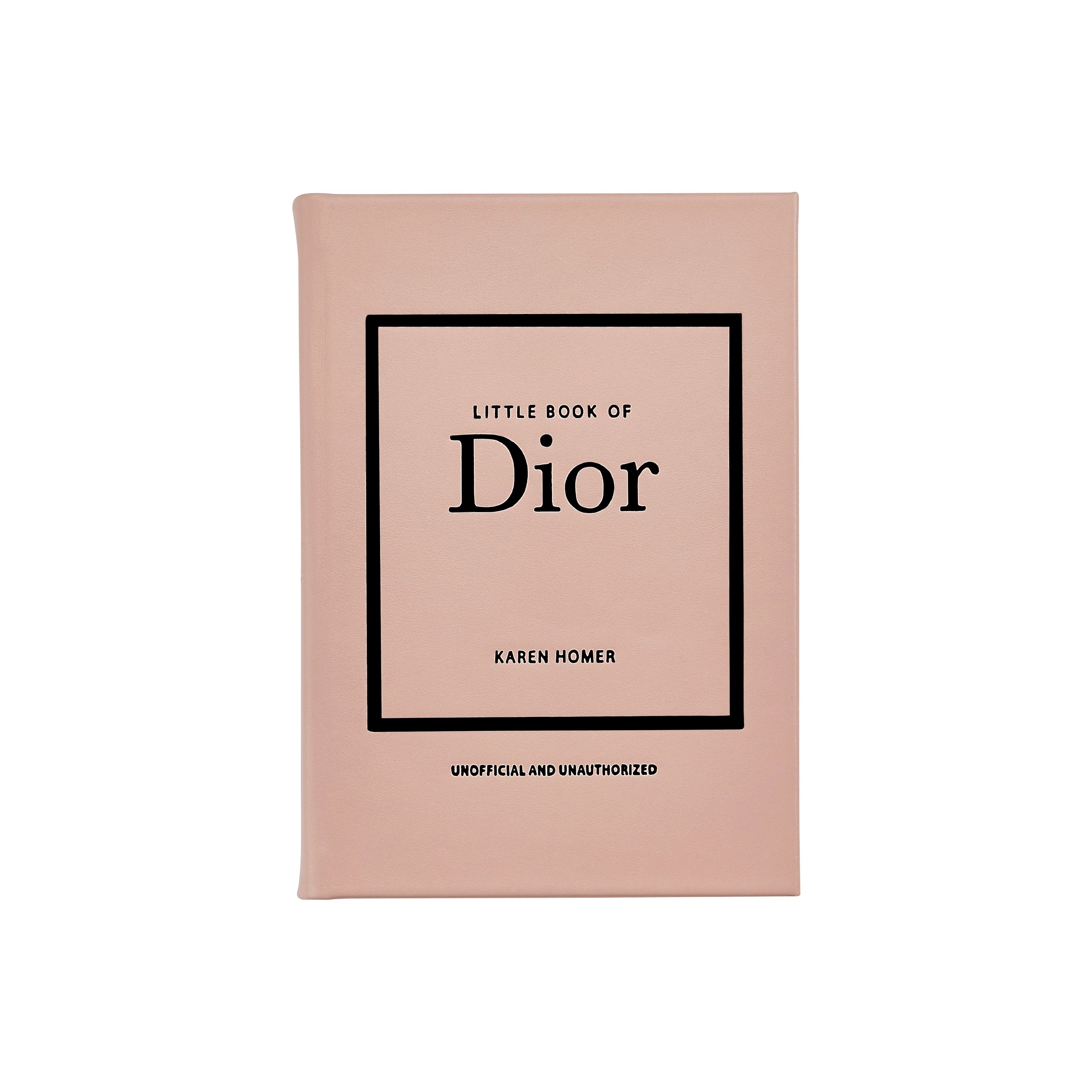 Graphic Image Little Book of Dior Coffee Table Book, Leather, Nude