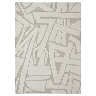Cosmos 9'10" X 13'1" ft Handwoven Indoor Rug, Ivory/ Sand - 9'10" X 13'1" ft