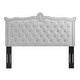 preview thumbnail 15 of 65, Louisa Tufted Performance Velvet King/California King Headboard