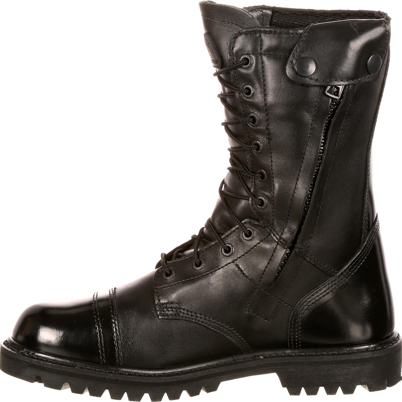 steel toe paratrooper boots