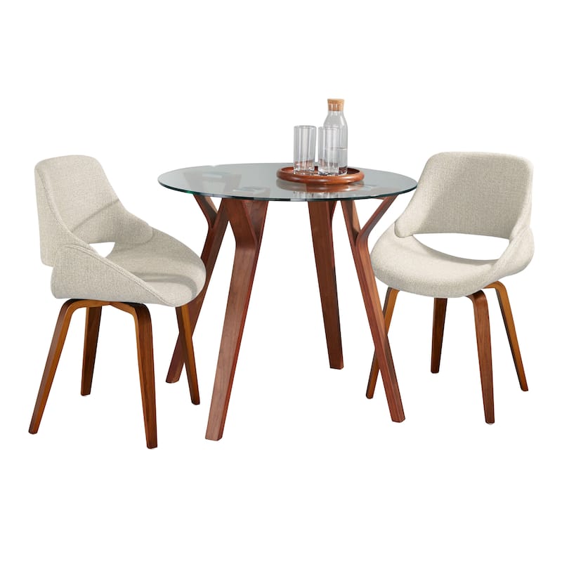 Carson Carrington Sala Svellingen 3-Piece Round Dining Set