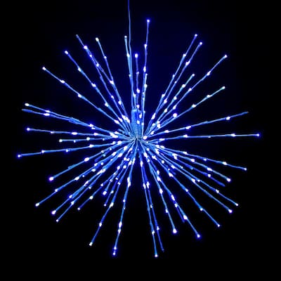 Christmas LED Spritzer Blue 32 Inch