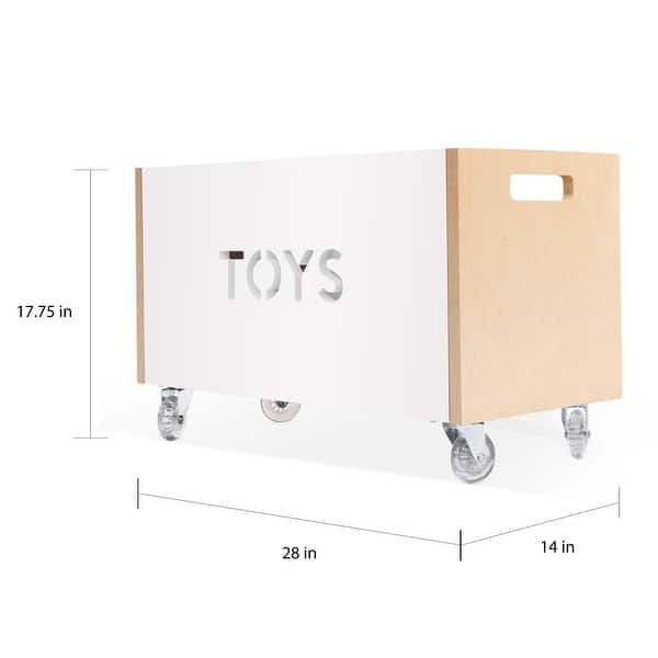 Taylor & Olive Marigold Toy Chest on Casters Bed Bath & Beyond 29880579