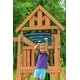 preview thumbnail 48 of 58, Mountain View Swing Set with Tarp Roof, Climbing Wall, Monkey Bars