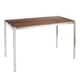 preview thumbnail 2 of 12, Fuji Contemporary Stainless Steel Dining Table - N/A