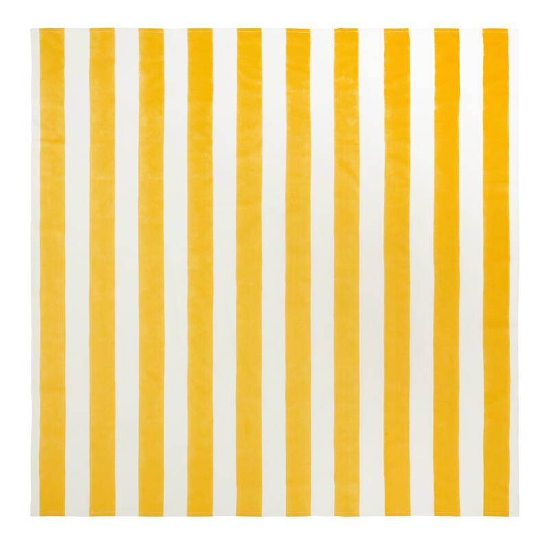 Couleur Nature St. Tropez Tablecloth - Blue Stripes - 59" x 59"