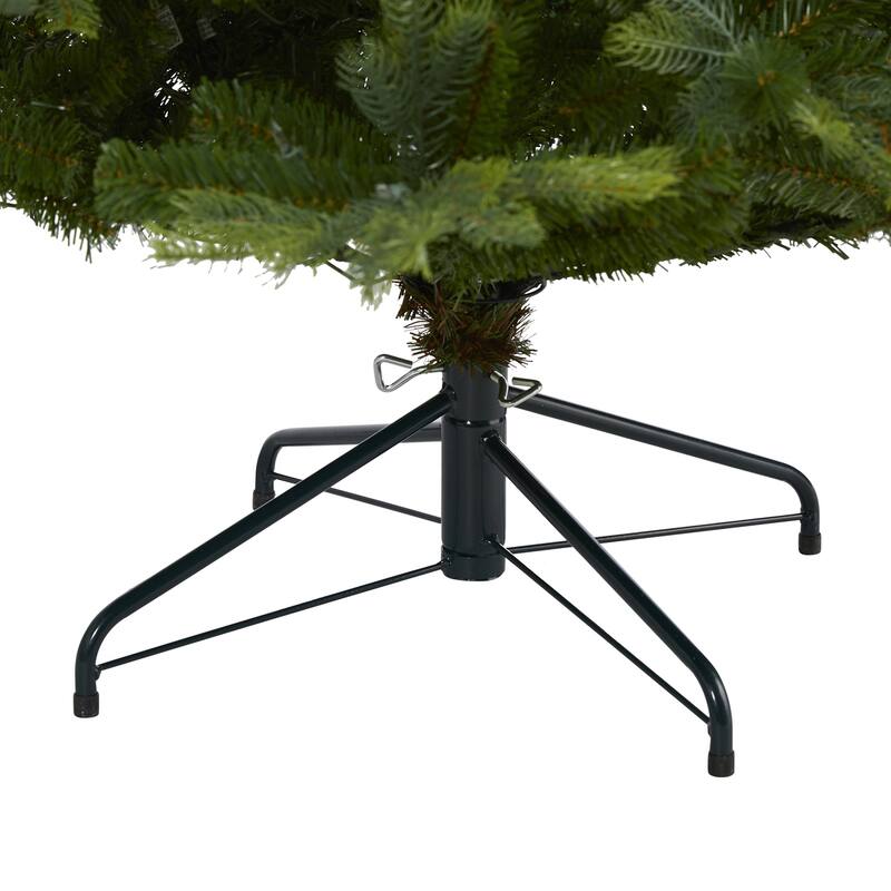 7ft. Spruce Artificial Christmas Tree with 450 Clear Lights and 931 Branches - Classic Holiday X-Mas Look