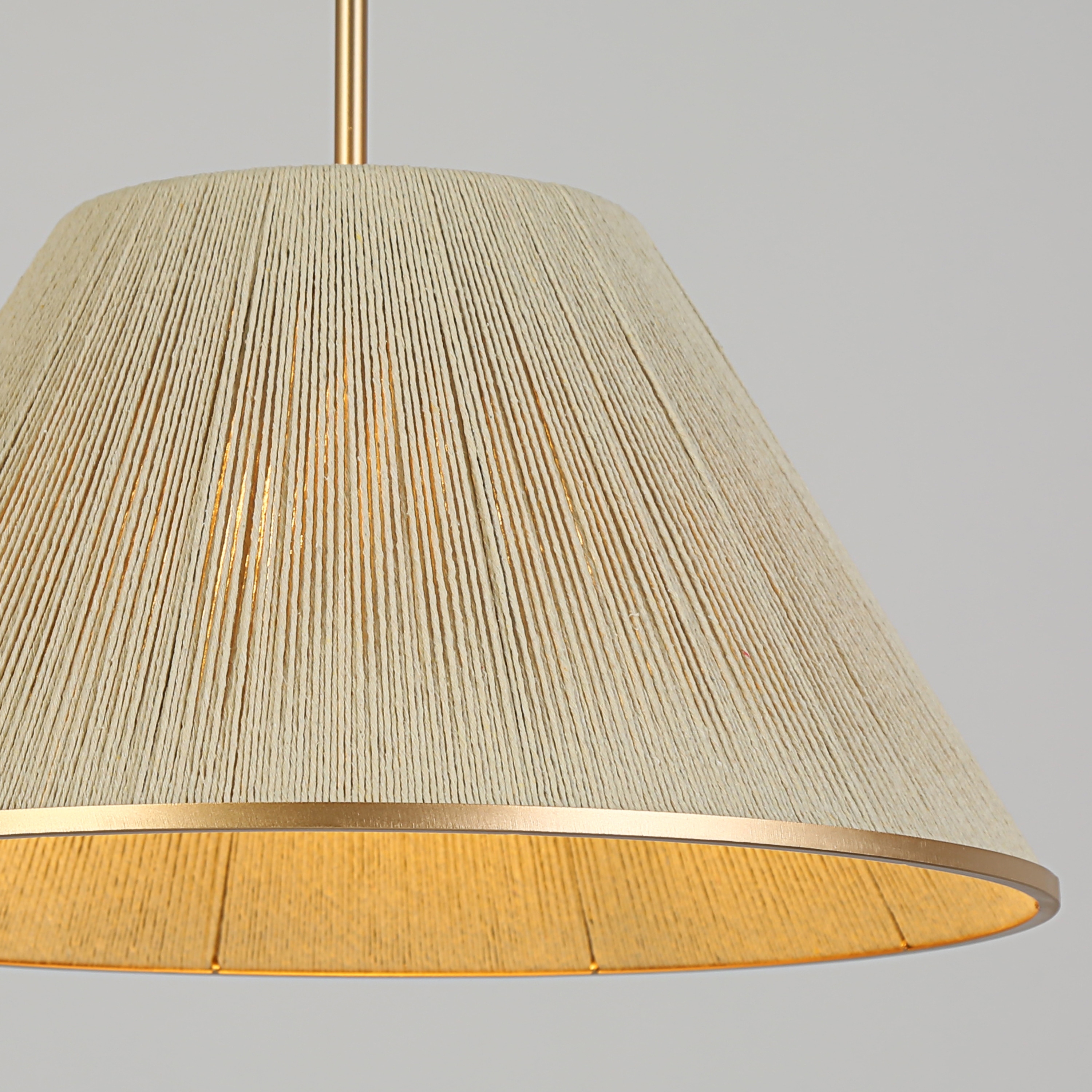 Modern Farmhouse 1-Light Organic Pendant Light for Kitchen Island