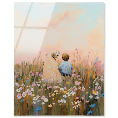 Sunset Companions Acrylic by Art Remedy, Ready to Hang