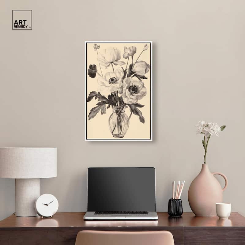 Herbarium's Hush III Canvas by Art Remedy