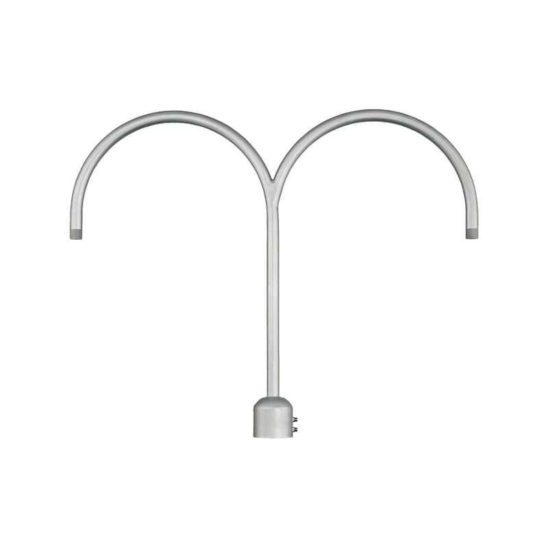 R Series Two Light Post Adapter - Galvanized