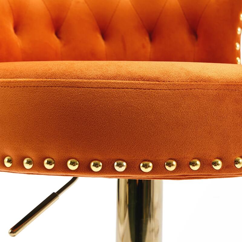 2PCS Swivel Counter Height Bar Stools