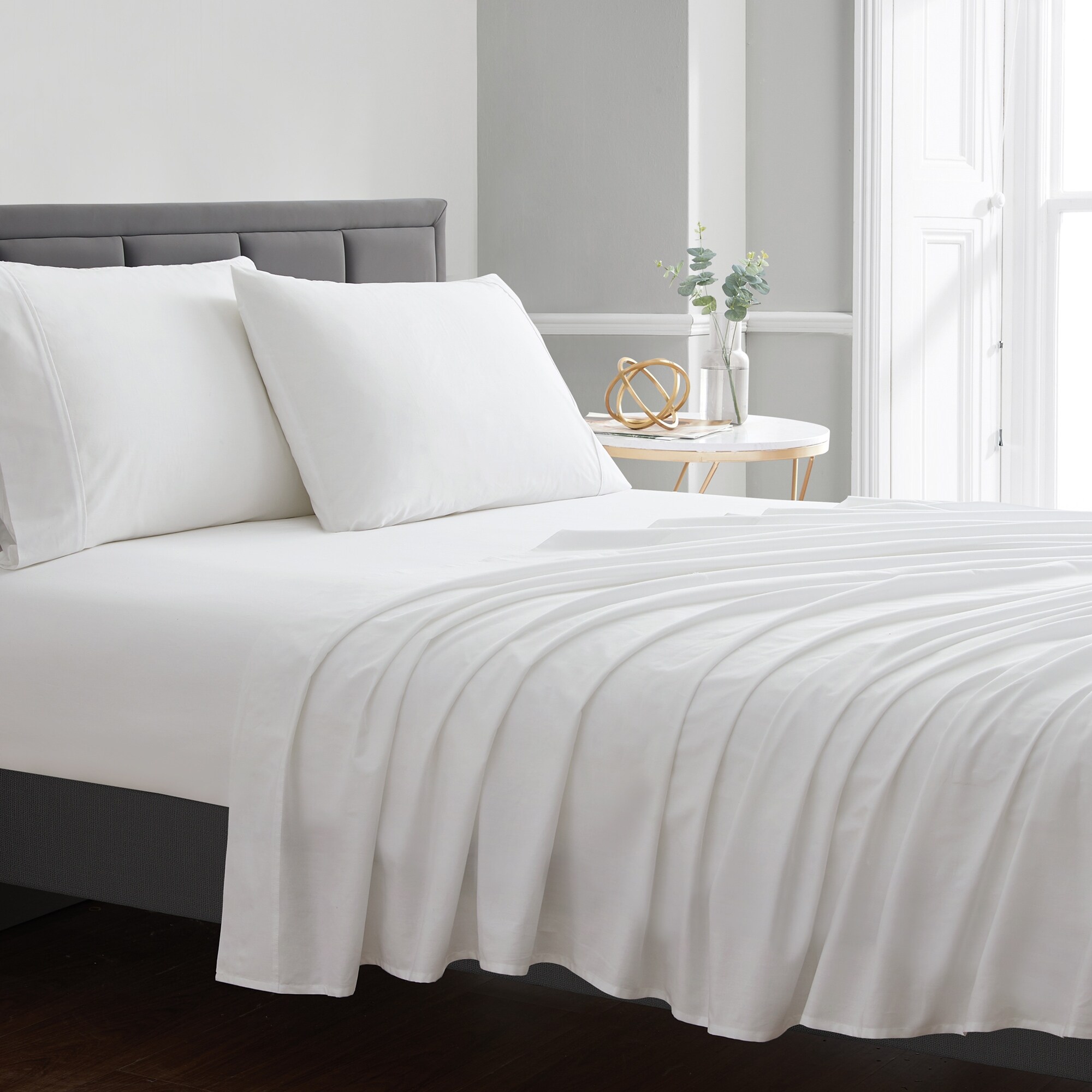 100% cotton Cot Bed Duvet Quilt Cover Set With Pillow Case 200 Thread Count 