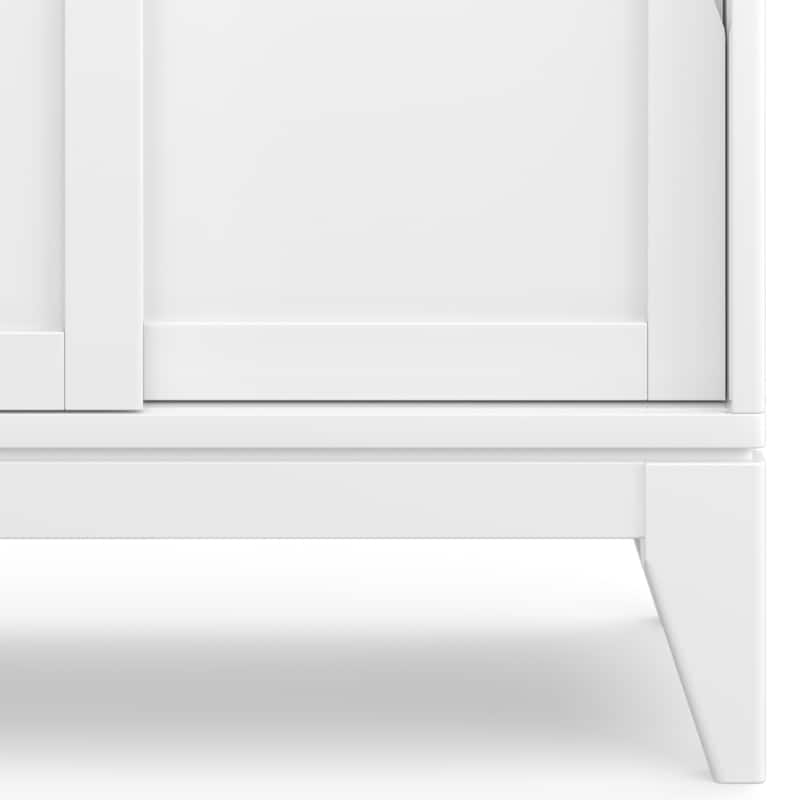 WYNDENHALL Pearson Solid Wood 30 inch Storage Cabinet (Set of 2) - 30"W x 14"D x 31"H