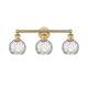 Option Brushed Brass / Clear Water Glass