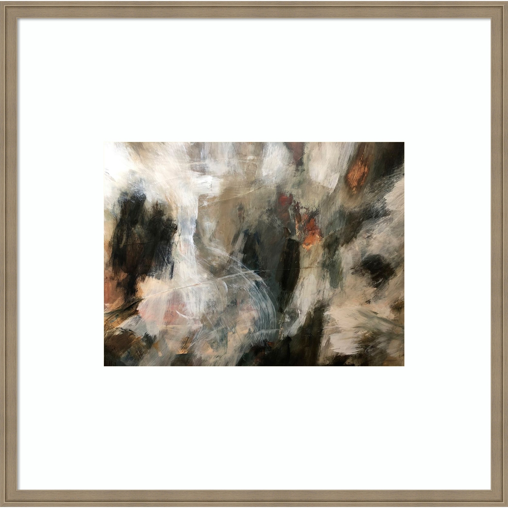 Abstract No. 1 by Chloe Elliott Wood Framed Wall Art Print