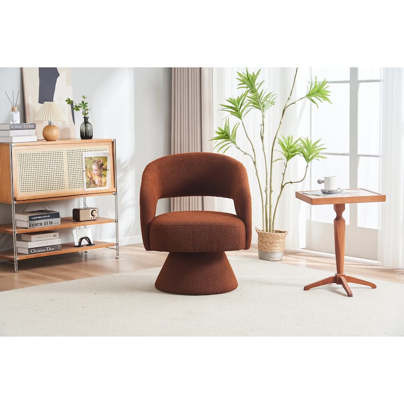 Round Barrel Chair for Living Room Bedroom