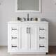 Option White / Giotto Quartz Top / Matte Black Hardware