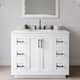 Option White / Giotto Quartz Top / Matte Black Hardware