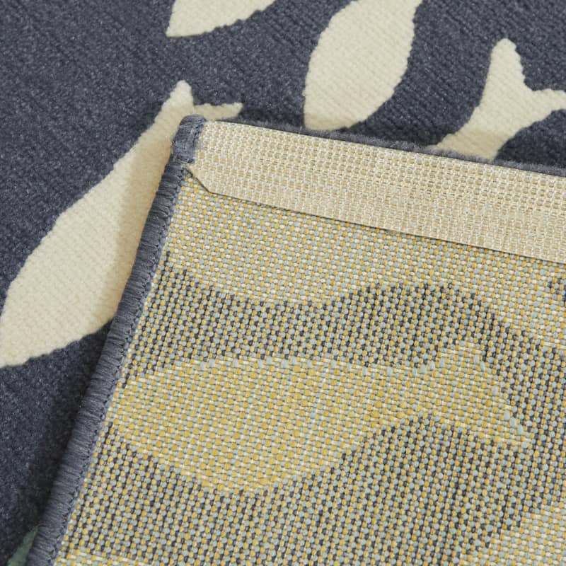 Mod-Tod School of Fish Coastal Area Rug