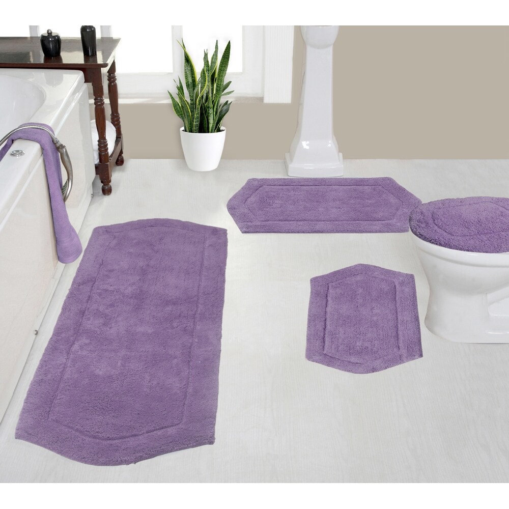 Purple bath mats and towels sale