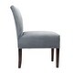 preview thumbnail 11 of 51, Samantha Indoor Living Room Velvet Slipper Chair by Sole Designs