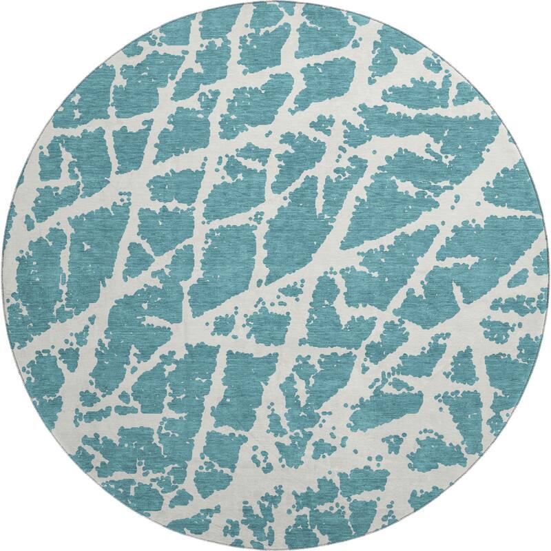 Premium Washable Super Soft Modern Crackle Mayfield Rug