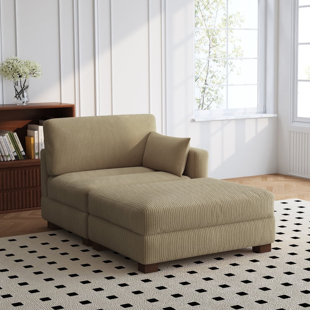 Modern Chaise Lounge Modular Sectional Sofa