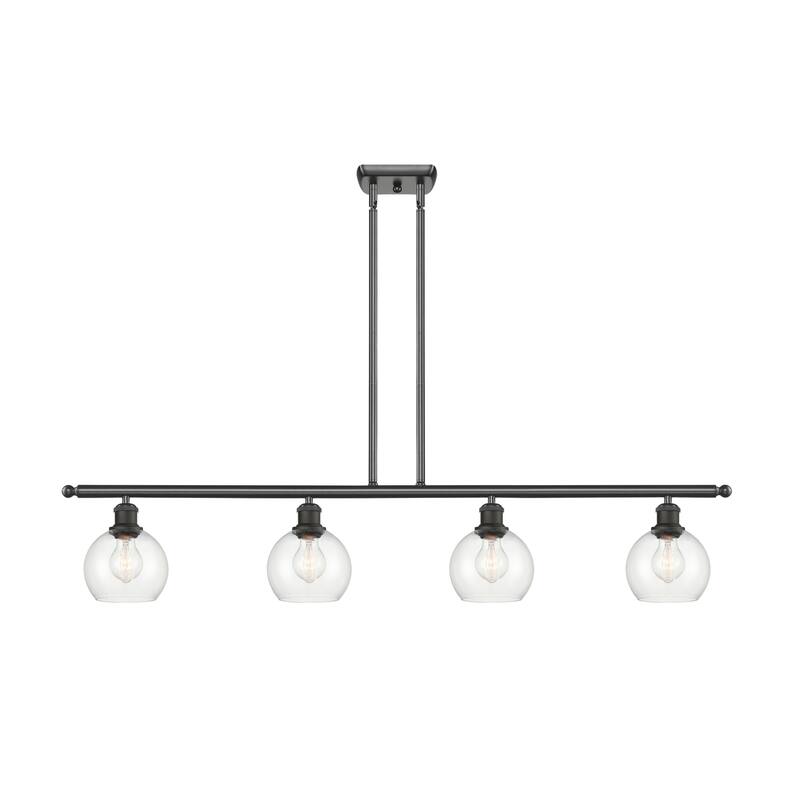 Innovations Lighting 516-4I-9-48 Athens Linear Athens 4 Light 48" Wide - Oil Rubbed Bronze / Clear