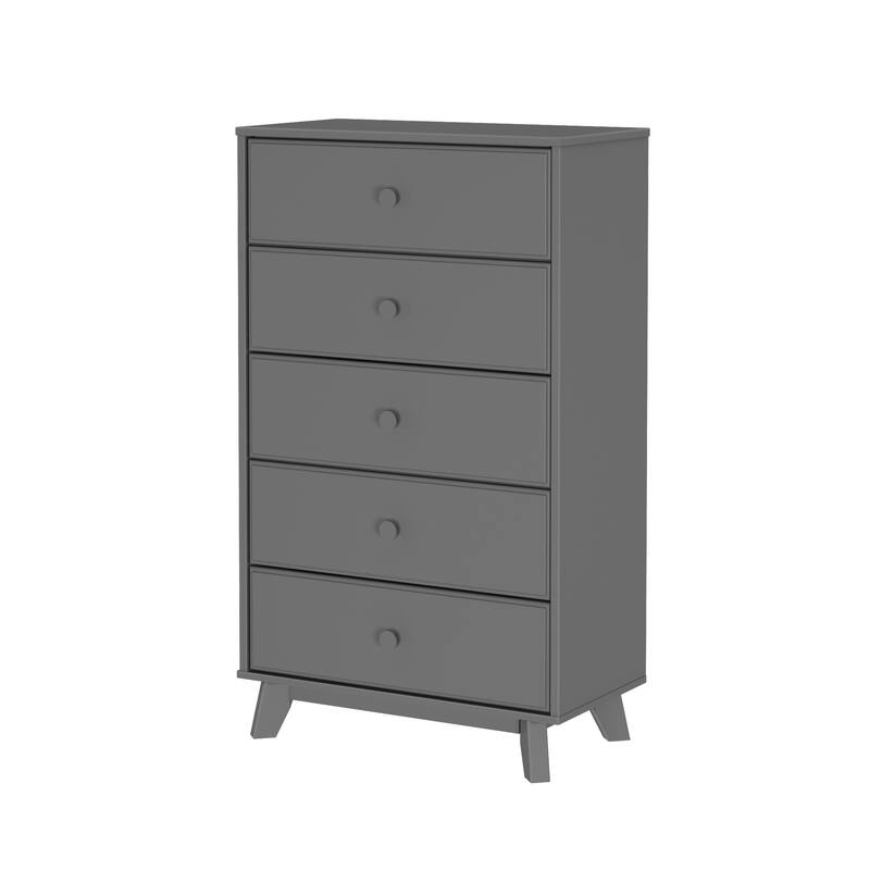 Max and Lily Classic Solid Wood 5-Drawer Dresser