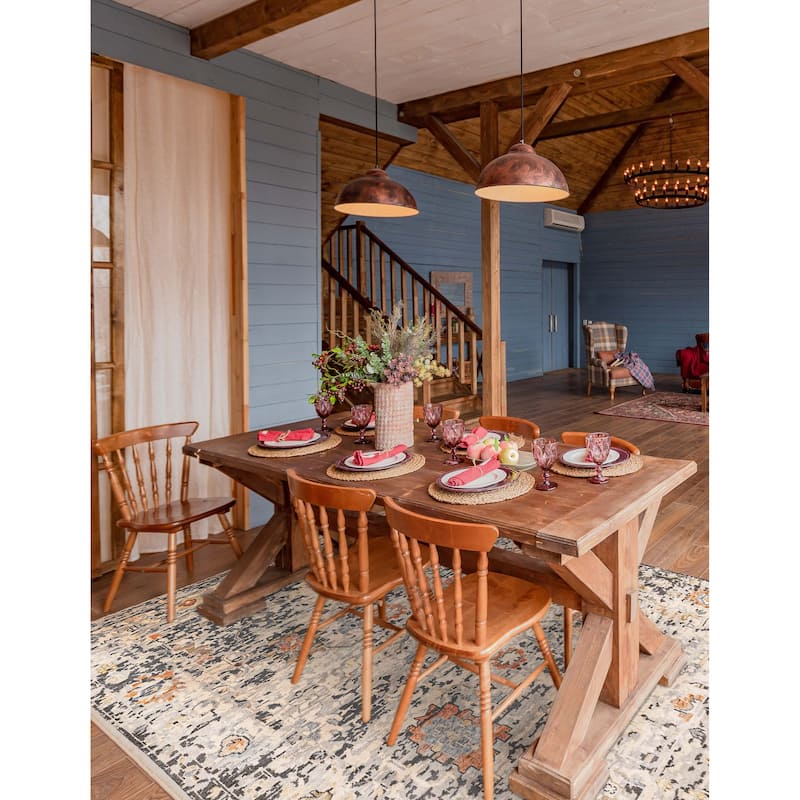 ECARPETGALLERY Hand-knotted Heritage Light Grey Wool Rug - 7'10 x 10'0