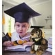 preview thumbnail 6 of 4, DolliBu Standing Marmot Graduation Plush with Gown and Cap with Tassel - 8.5 inches