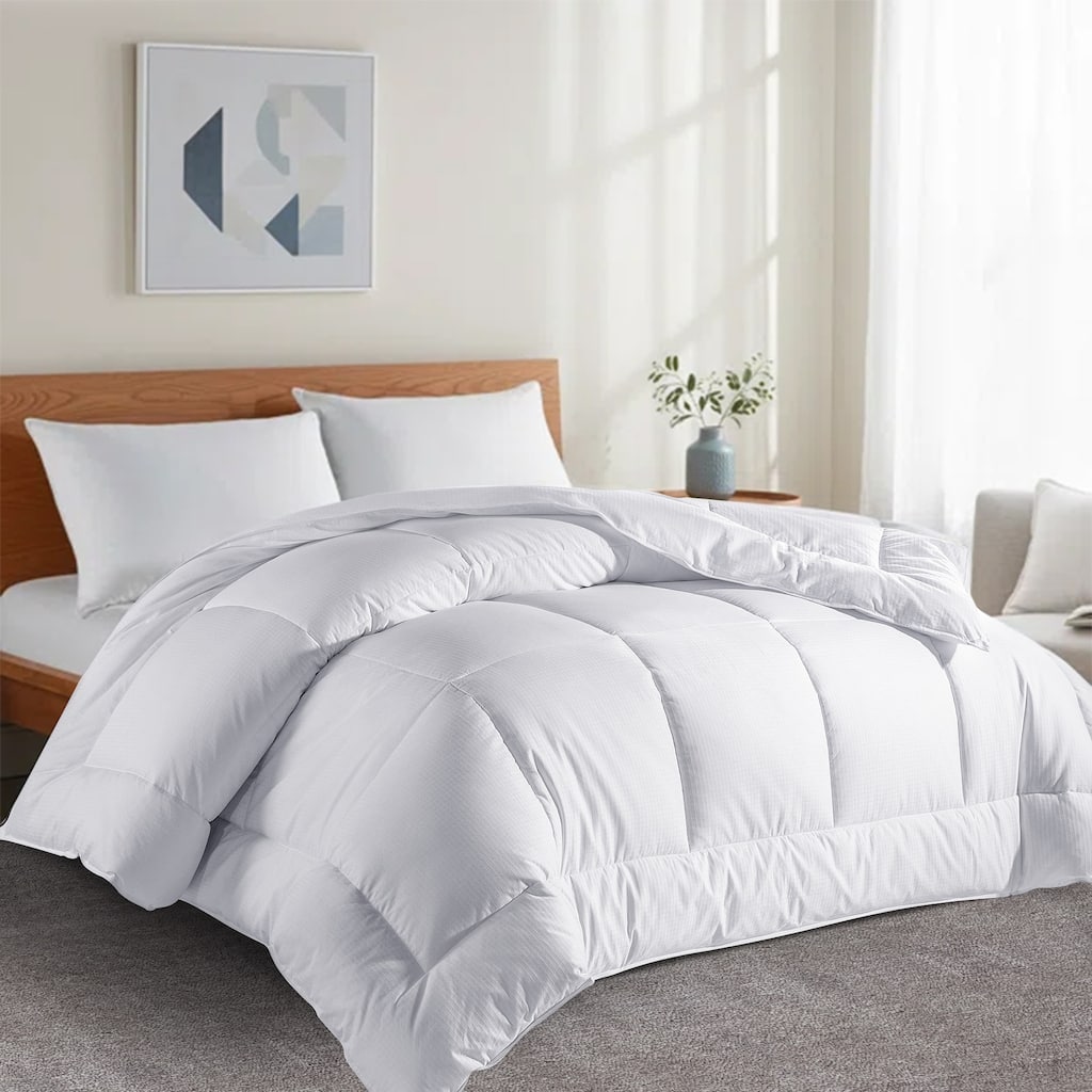 All Season Down Alternative Comforter Soft Cover with Jacquard