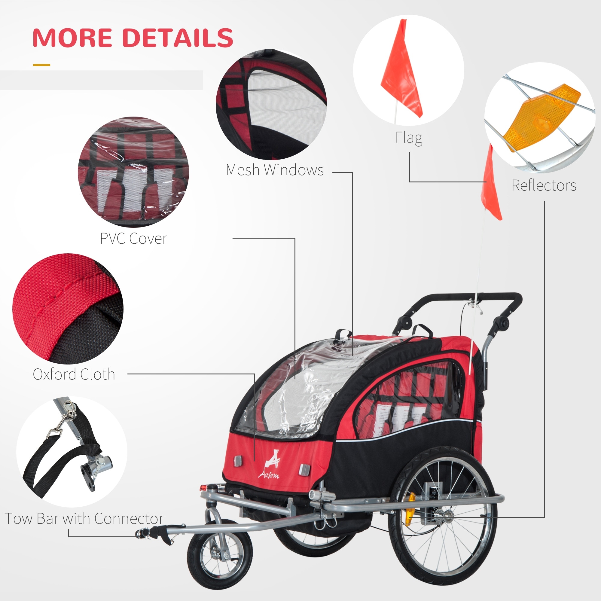 Aosom elite ii cargo trailer new arrivals