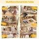 preview thumbnail 5 of 8, Costway Sensory Table Kid’s Table and Chairs Set with Detachable - See Details
