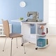 preview thumbnail 1 of 2, SEI Furniture White Folding Sewing Machine Table