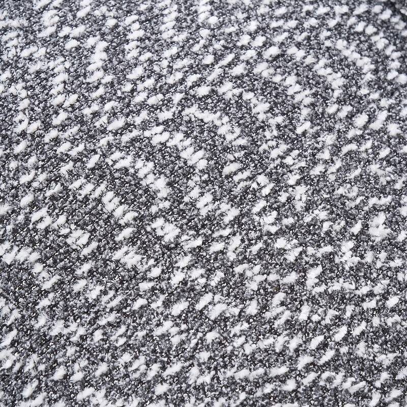 73.2" Chenille Oversized Beanbag Sofa Chair with High-Resilience Foam, Armrests and Handles